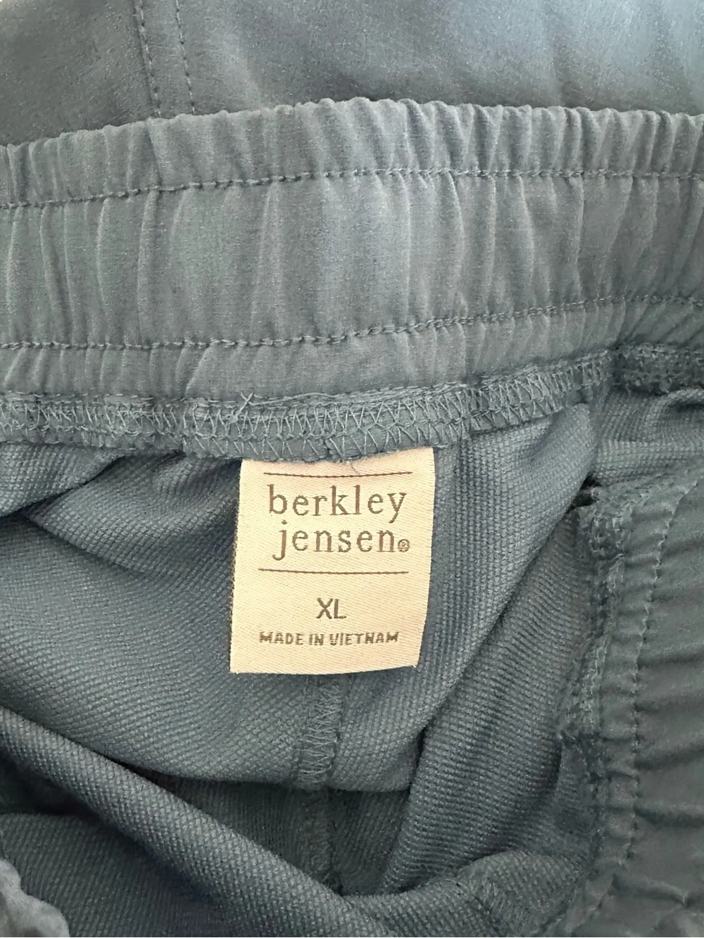 Berkley Jensen XL Light Blue Stretch Waist Athletic Sport Shorts